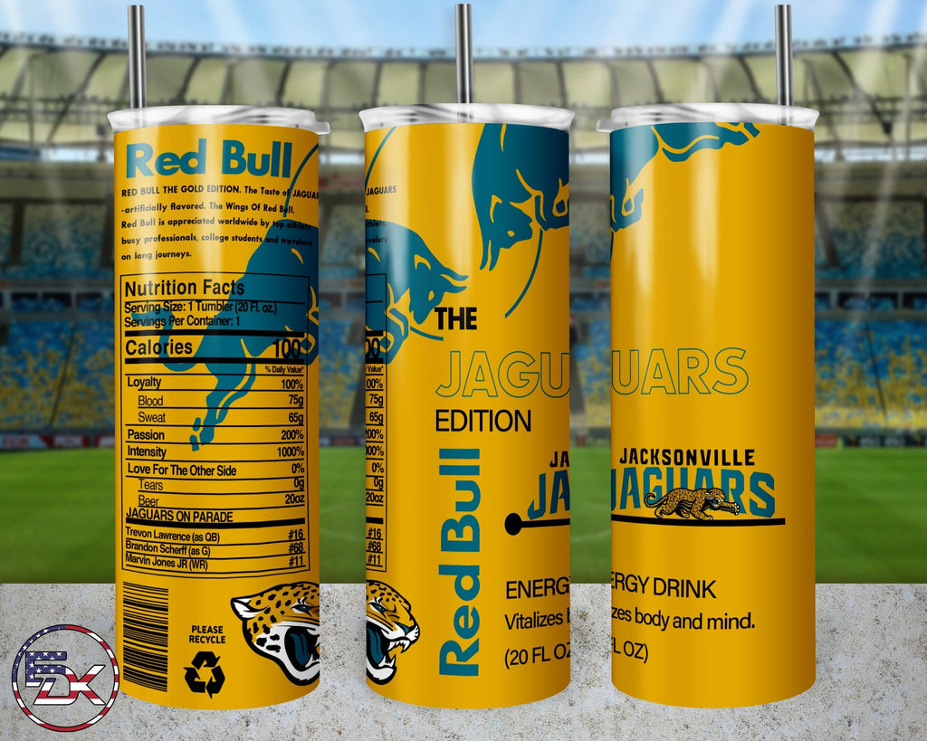 20oz Skinny Tumbler | NFL Red bull - Everydaykydex