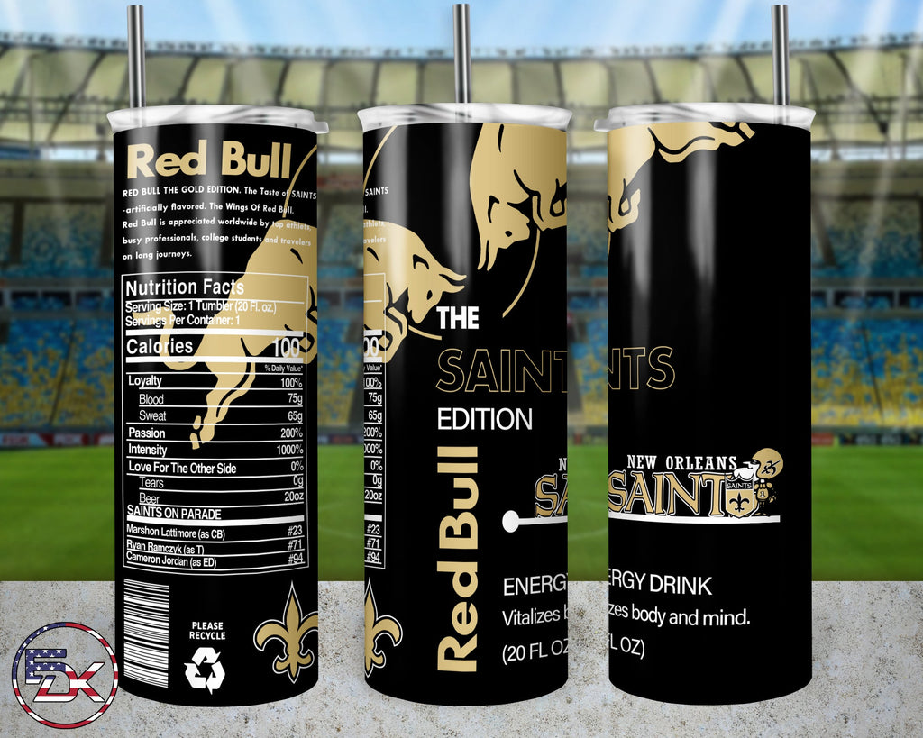 20oz Skinny Tumbler | NFL Red bull - Everydaykydex