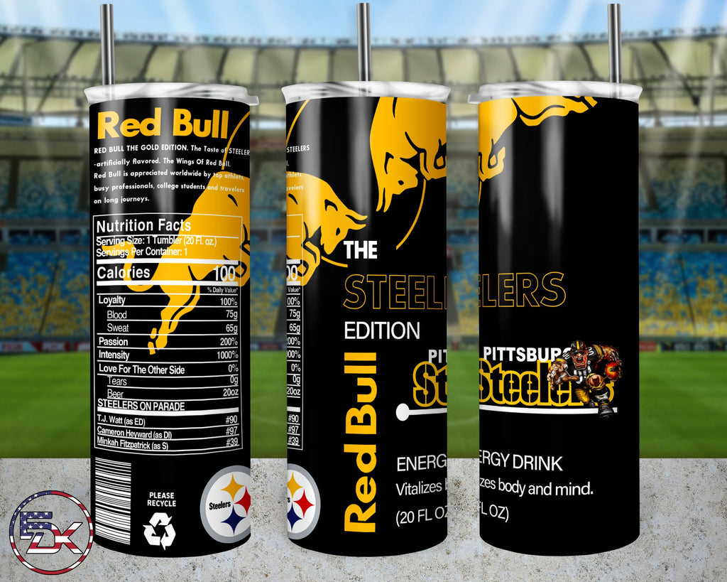 20oz Skinny Tumbler | NFL Red bull - Everydaykydex