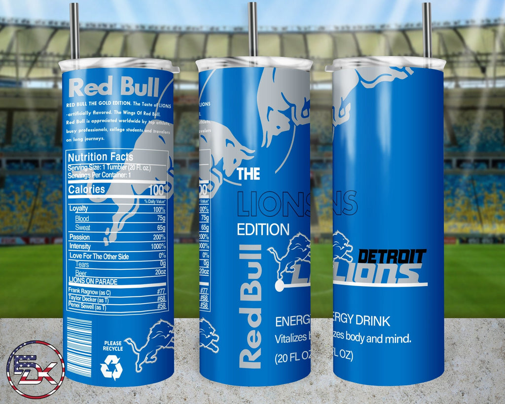 20oz Skinny Tumbler | NFL Red bull - Everydaykydex