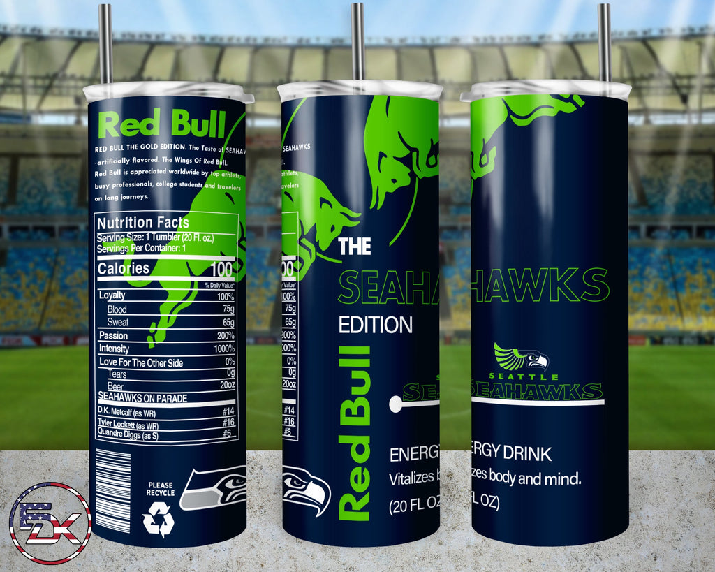 20oz Skinny Tumbler | NFL Red bull - Everydaykydex