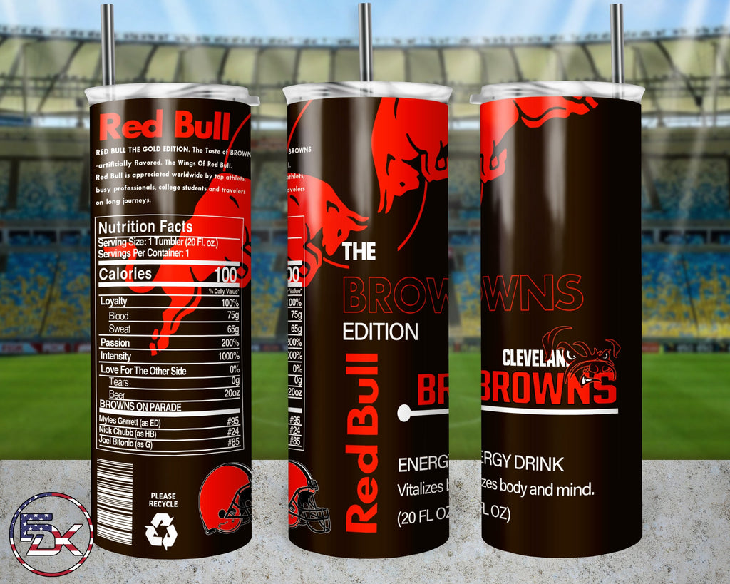 20oz Skinny Tumbler | NFL Red bull - Everydaykydex