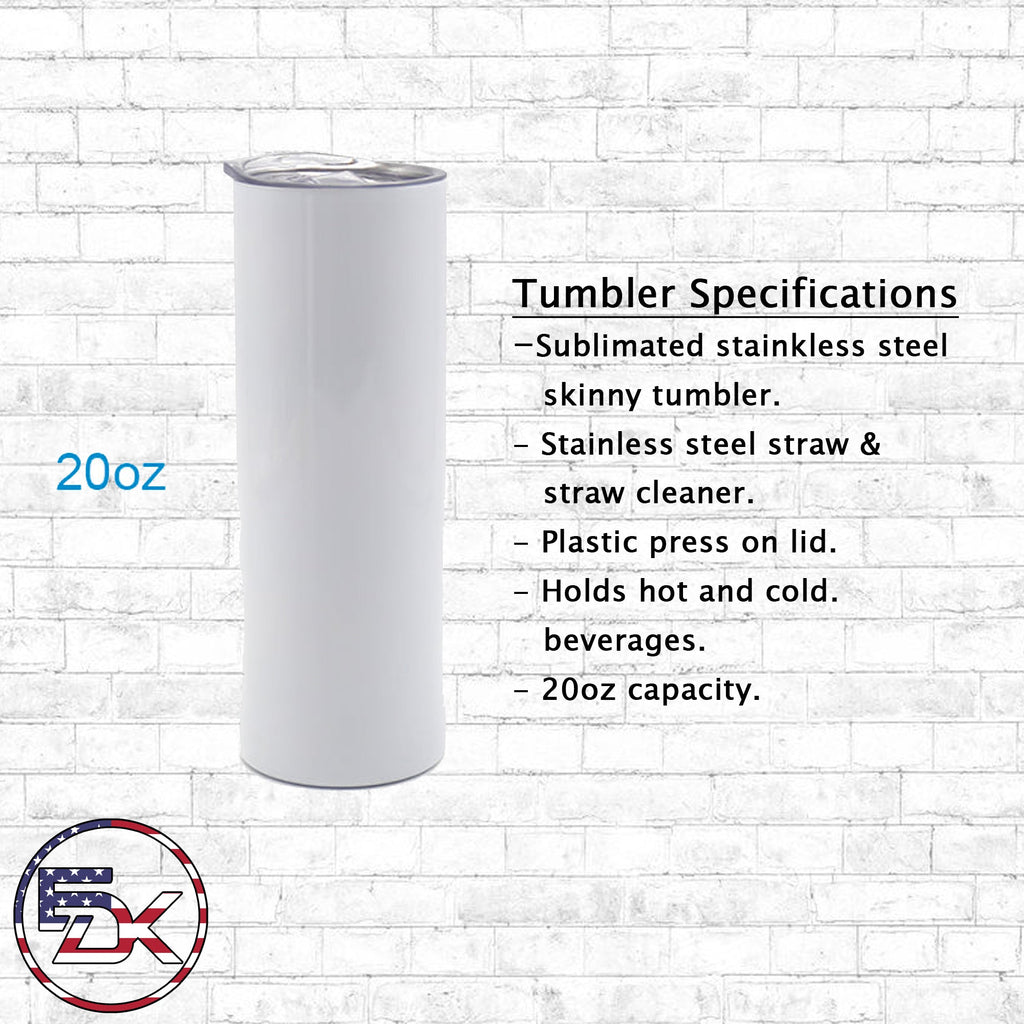 2nd Amendment - Constitution | 20oz Skinny Tumbler - Everydaykydex