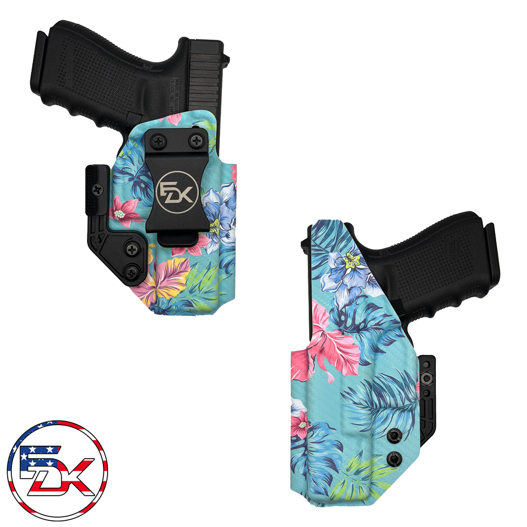 Glock 19 IWB Inside the Waistband Custom Holster Tropical