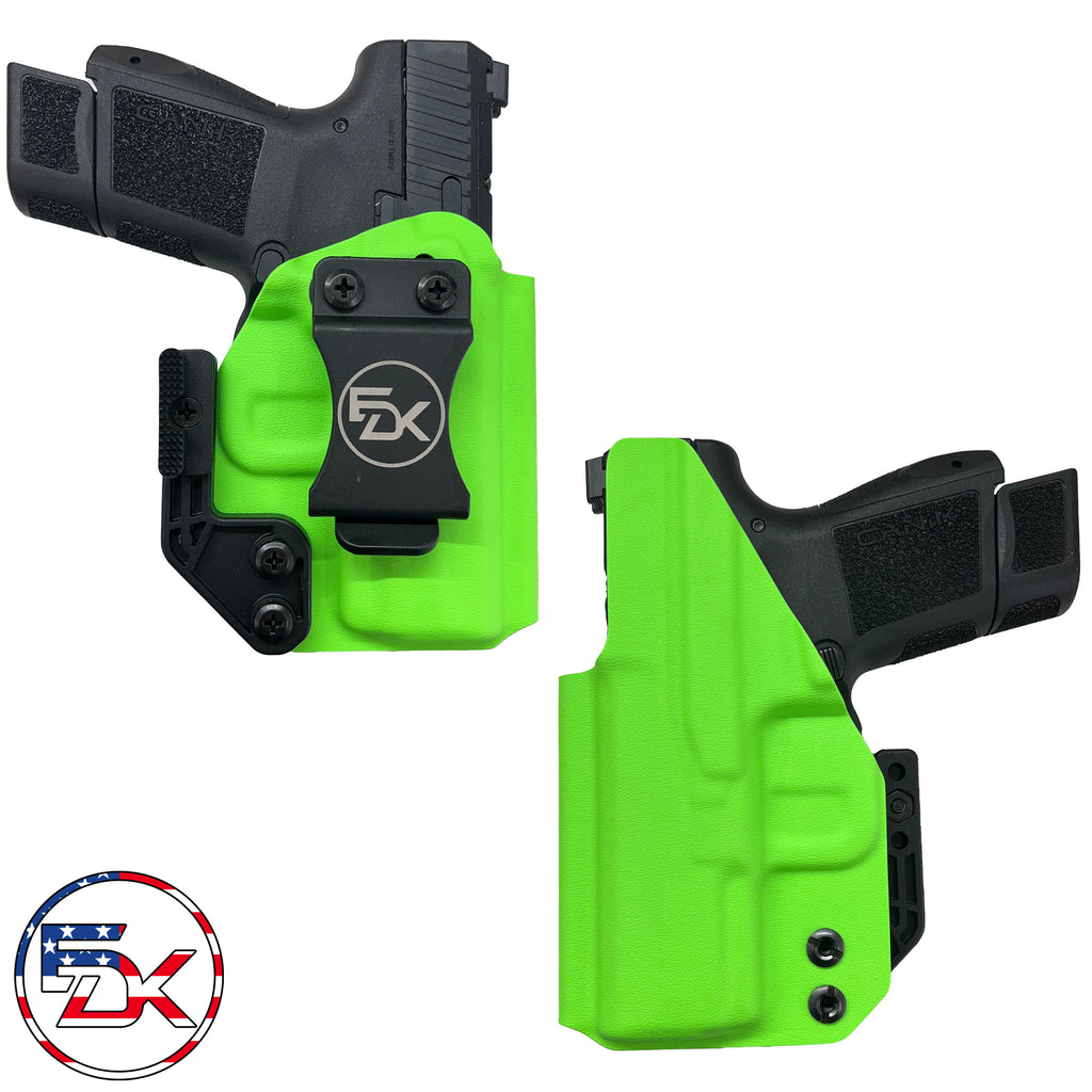 Canik Mete MC9 IWB Inside the waistband Zombie Green Kydex Holster