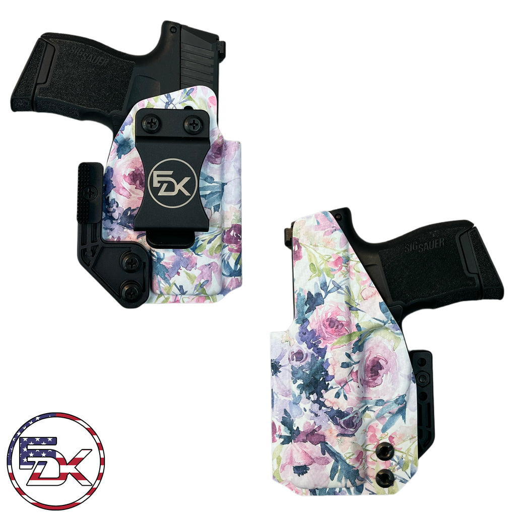 Sig Sauer P365 Custom Spring Floral IWB Holster Inside the waistband