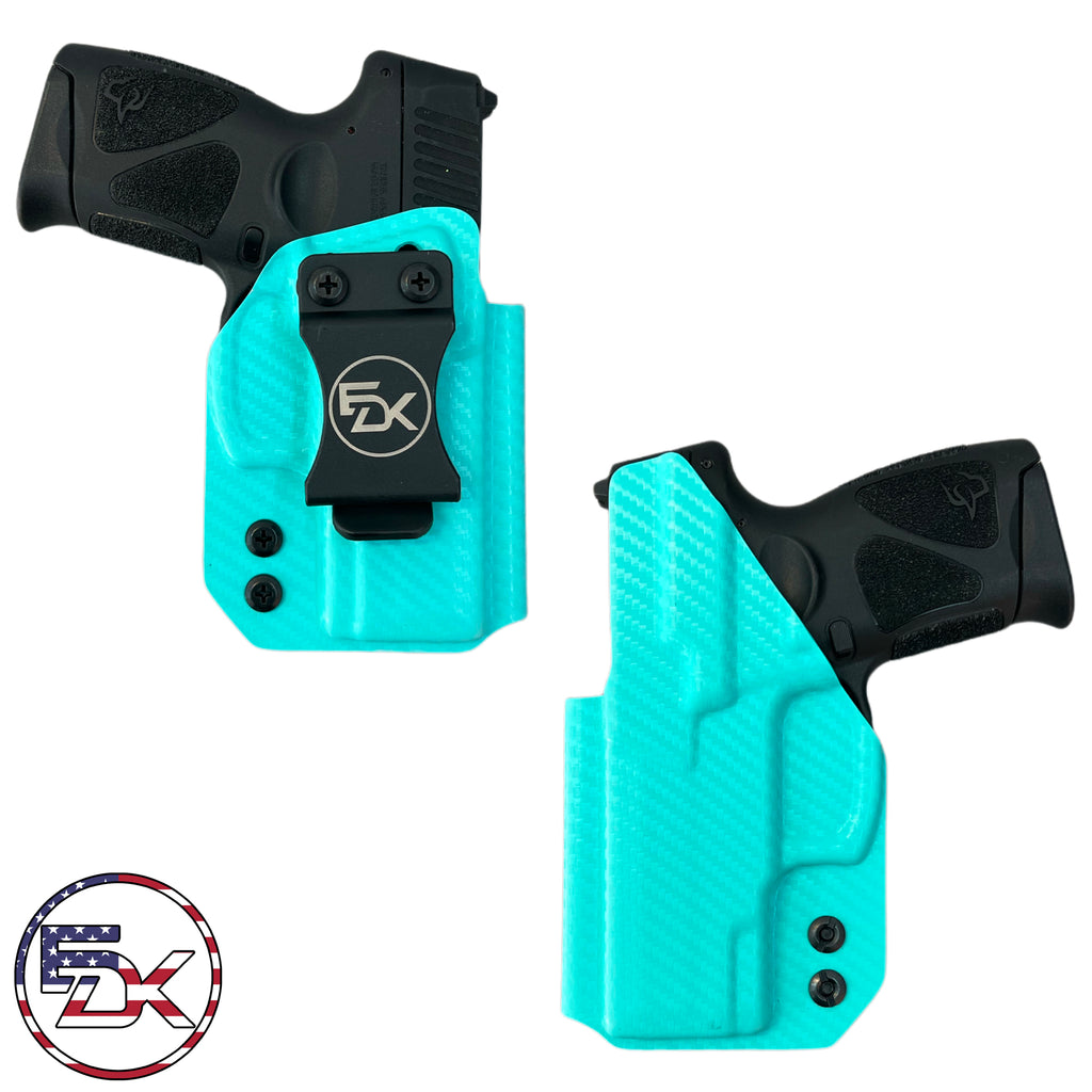 Taurus G2C G2S G3C IWB Inside the Waistband Holster CF Carbon Fiber Teal