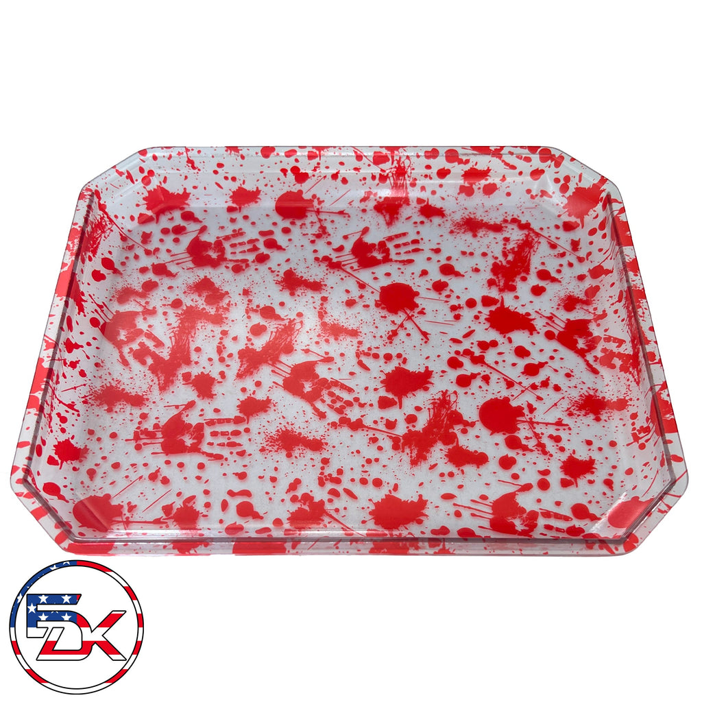 Bloody Handprint Ghost (Clear) - EDC Kydex Tray - Everydaykydex