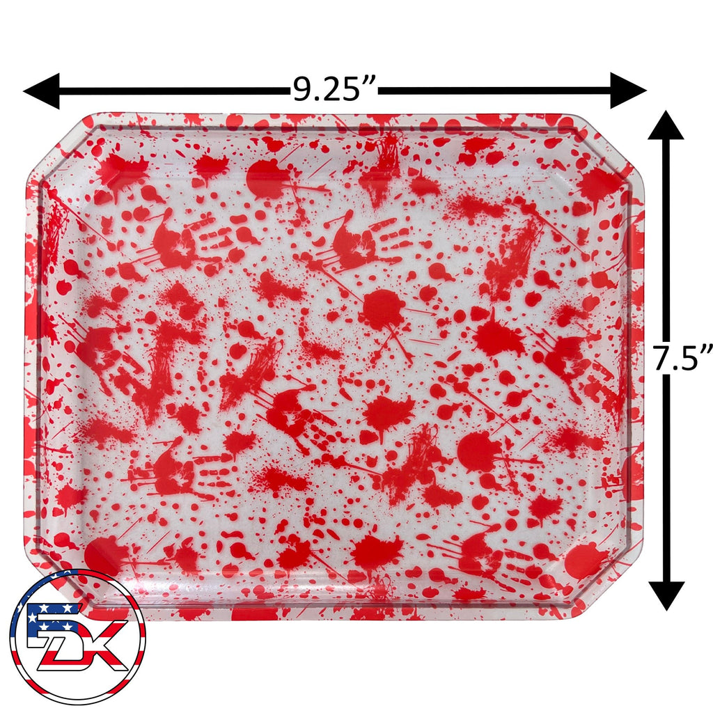 Bloody Handprint Ghost (Clear) - EDC Kydex Tray - Everydaykydex