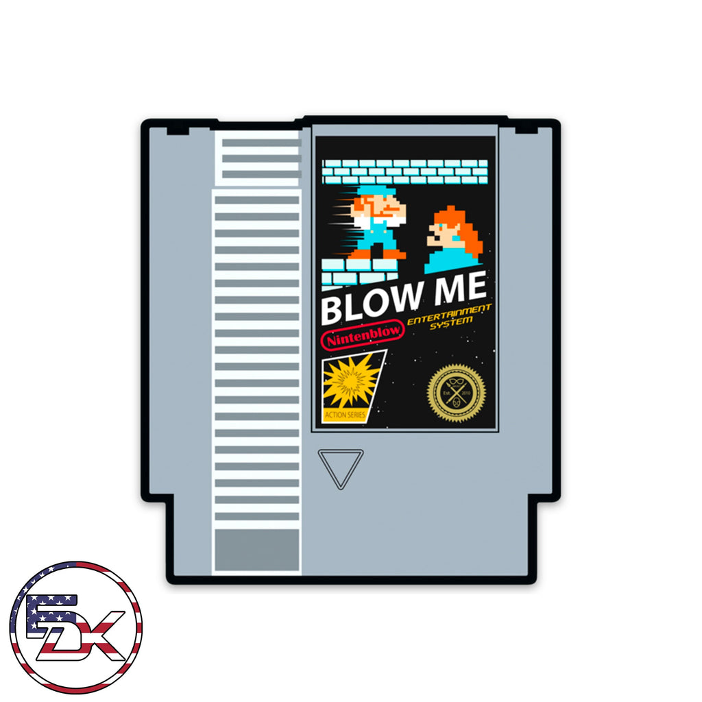 "Blow Me" - Nintendo Stickers - Everydaykydex