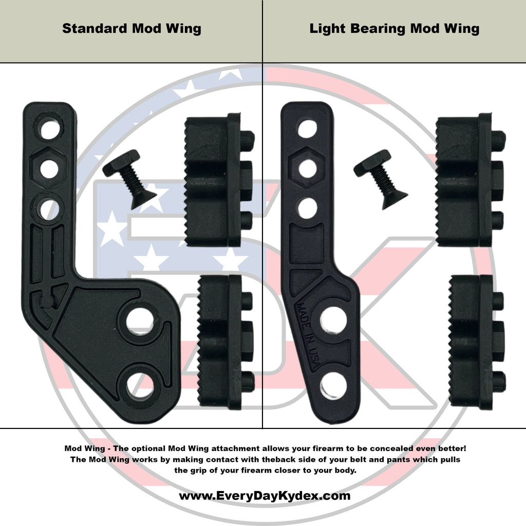 Carbon Fiber American Flag Colored - Inside the Waistband (IWB) Holster - Everydaykydex