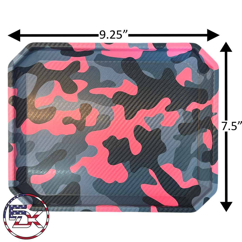 Carbon Fiber Camo - Pink - EDC Kydex Tray - Everydaykydex