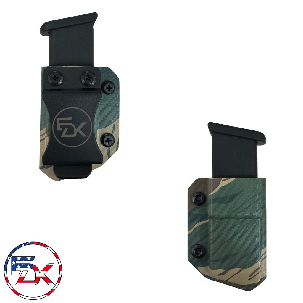 Carbon Fiber Camo - Rhodesian - Inside the Waistband (IWB) kydex Mag Carriers - Everydaykydex