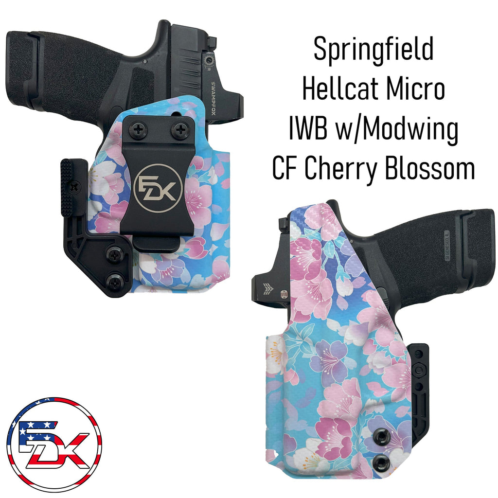 Carbon Fiber Cherry Blossom - Inside the Waistband (IWB) Holster - Everydaykydex