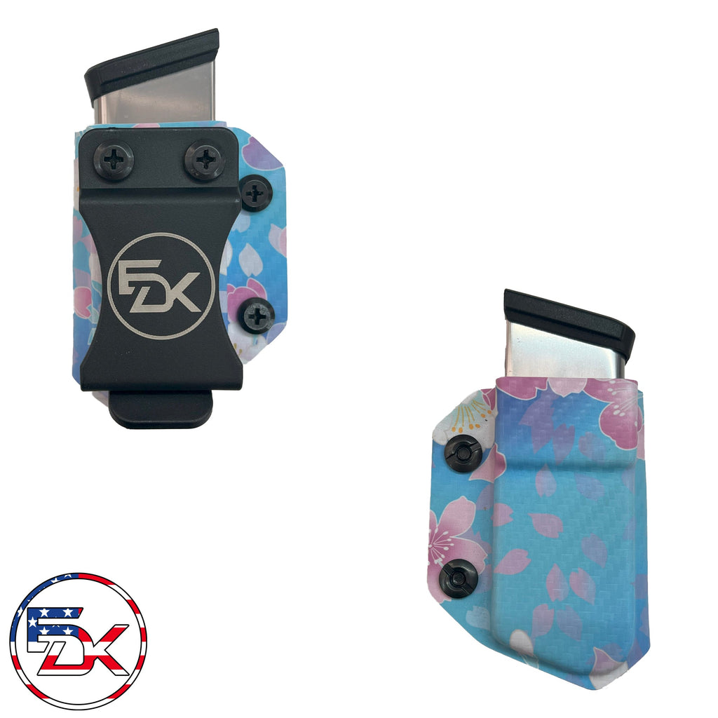 Carbon Fiber Cherry Blossom - Inside the Waistband (IWB) kydex Mag Carriers - Everydaykydex