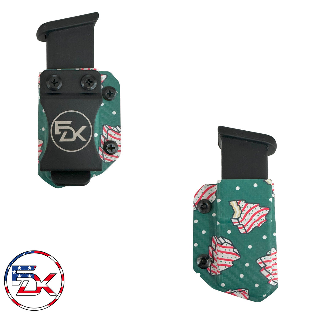 Carbon Fiber Christmas Tree Cakes - Inside the Waistband (IWB) kydex Mag Carrier - Everydaykydex