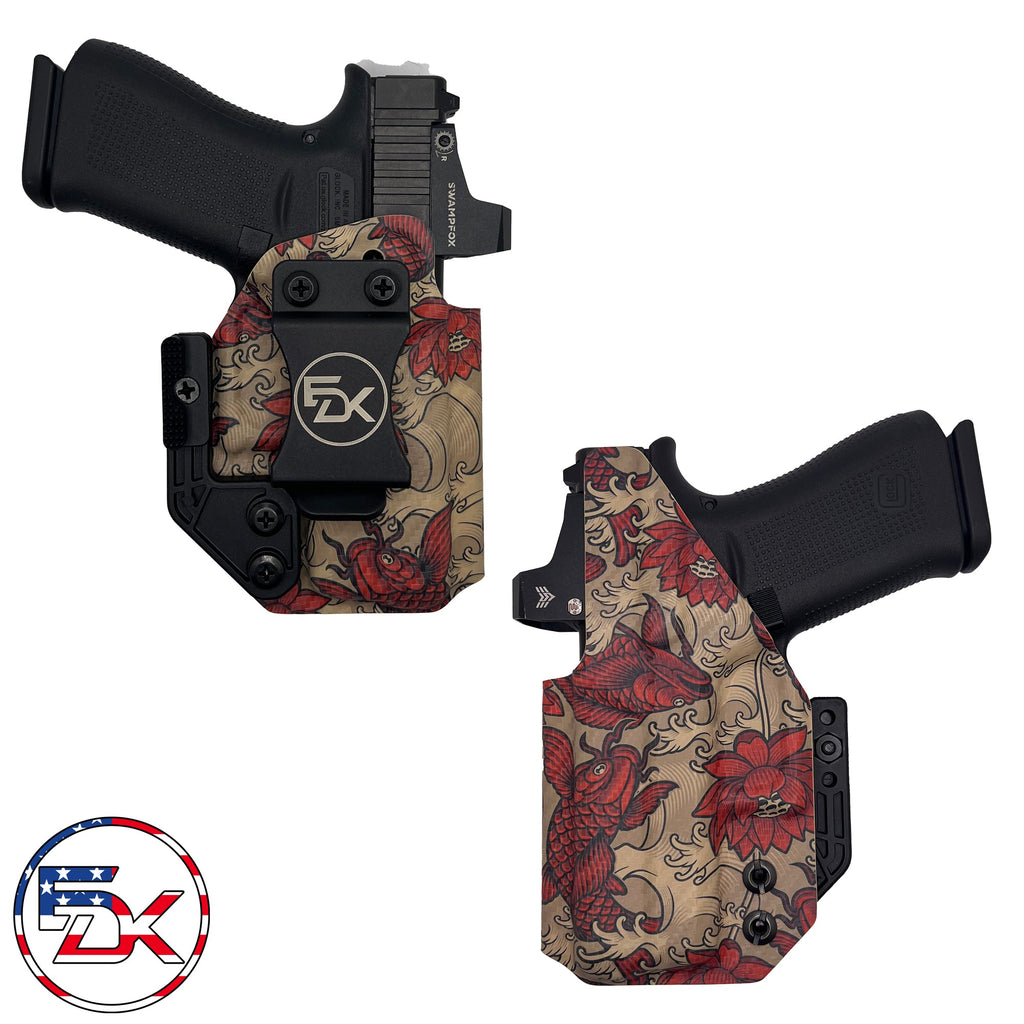 Carbon Fiber Dont be Koi - Inside the Waistband (IWB) Holster - Everydaykydex