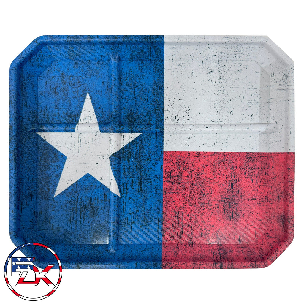 Carbon Fiber Flag - Texas - EDC Kydex Tray - Everydaykydex