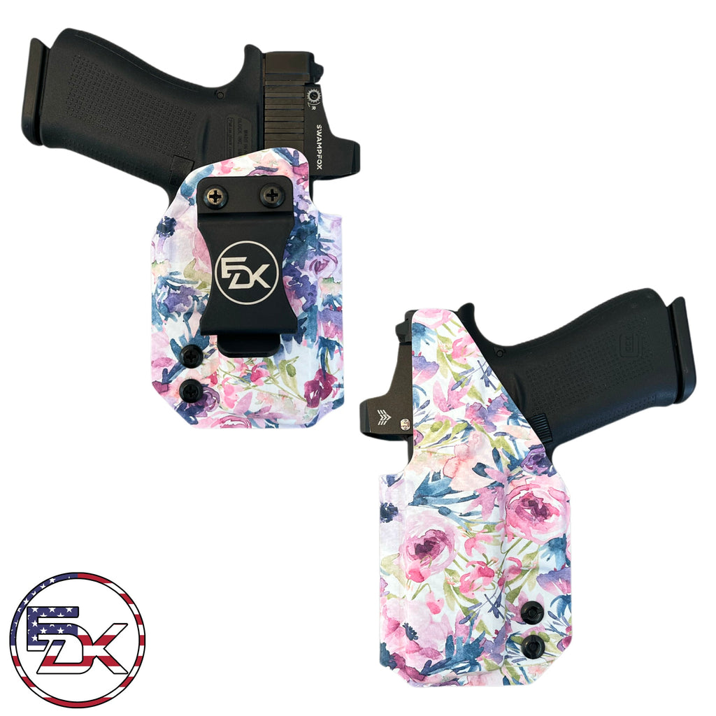 Carbon Fiber Floral Springs - Inside the Waistband (IWB) Holster - Everydaykydex