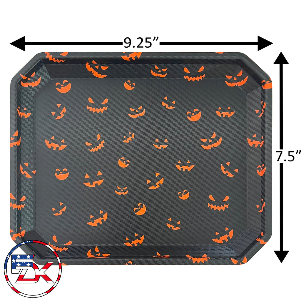 Carbon Fiber Halloween Pumpkins - Black - EDC Kydex Tray - Everydaykydex