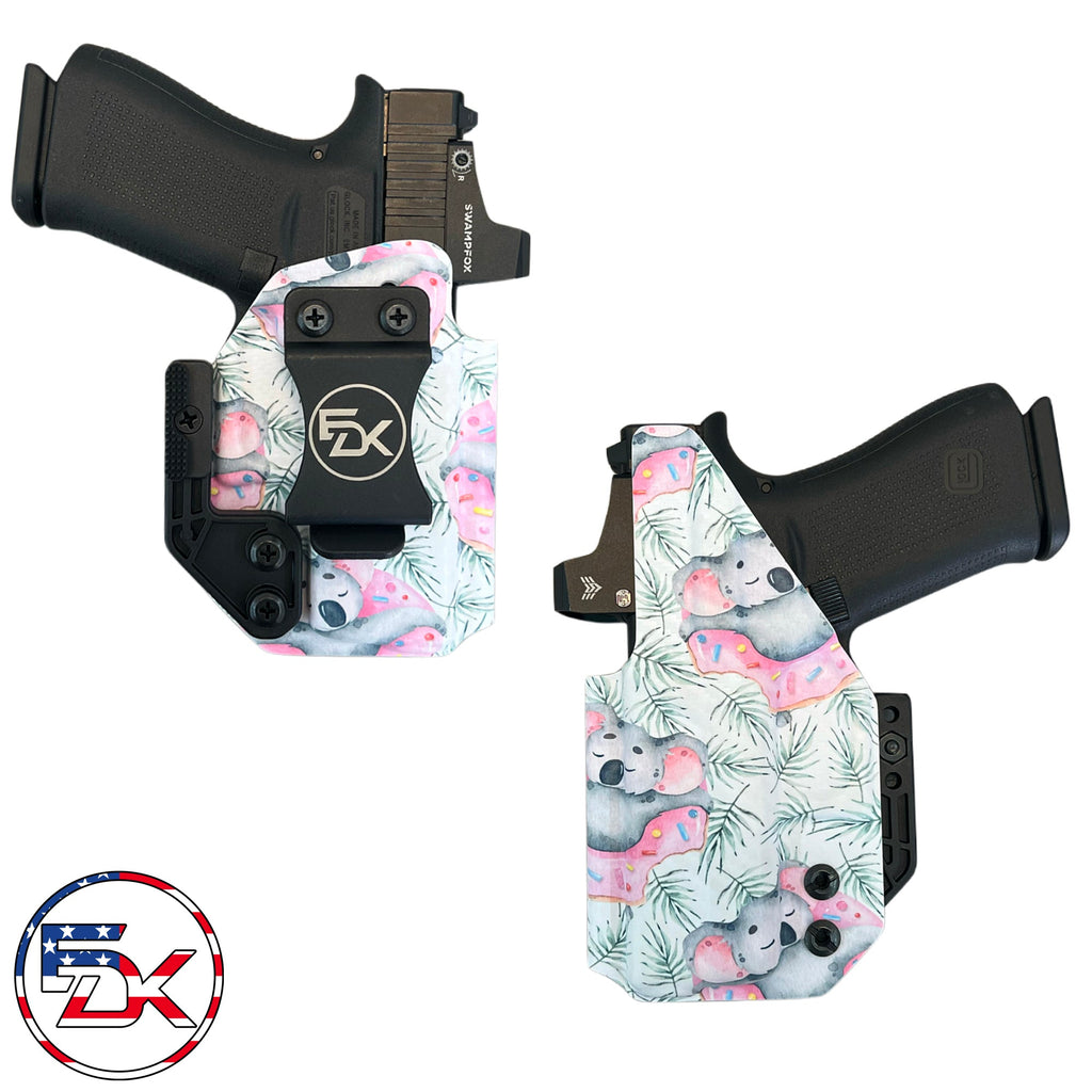 Carbon Fiber Koala & Donuts - Inside the Waistband (IWB) Holster - Everydaykydex