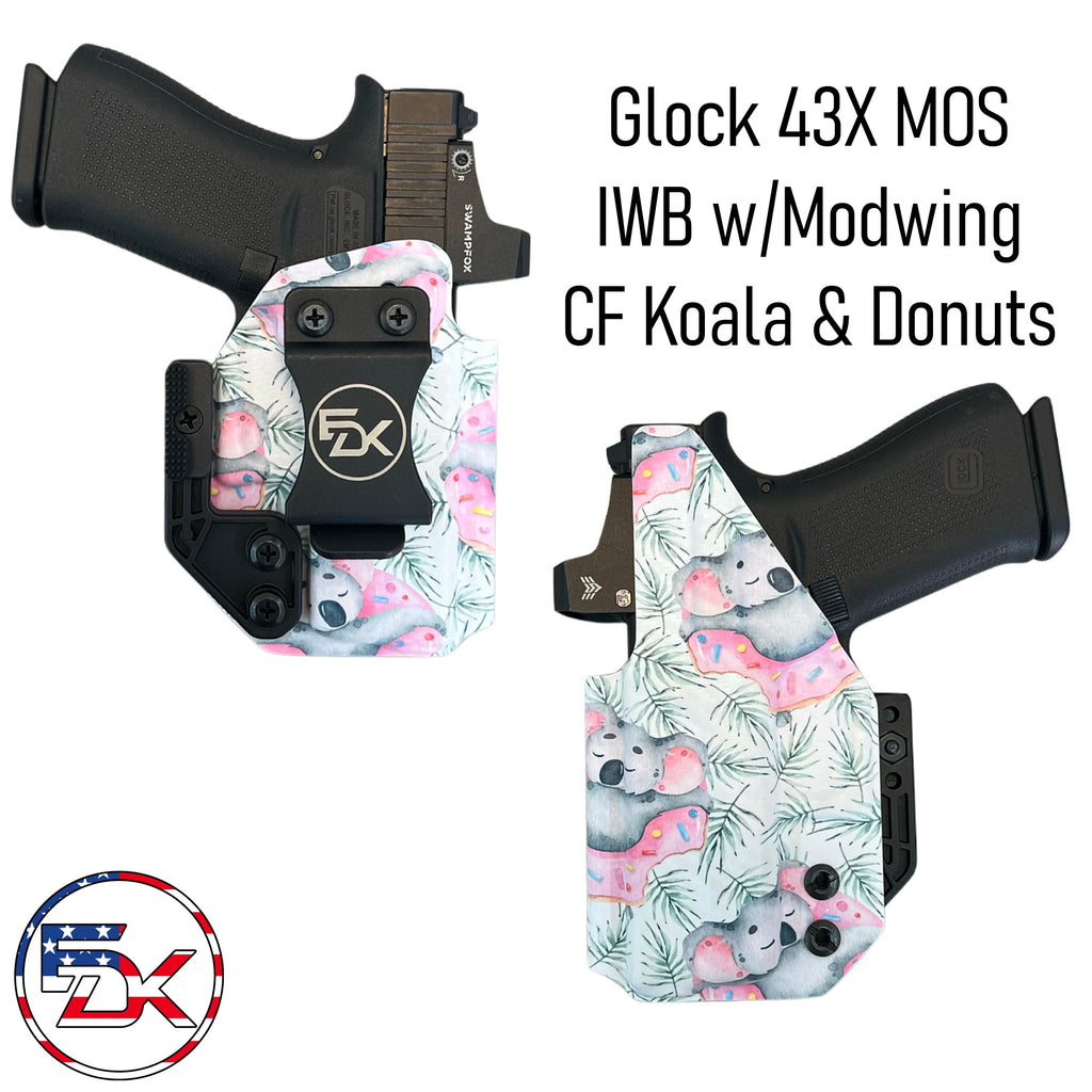 Carbon Fiber Koala & Donuts - Inside the Waistband (IWB) Holster - Everydaykydex