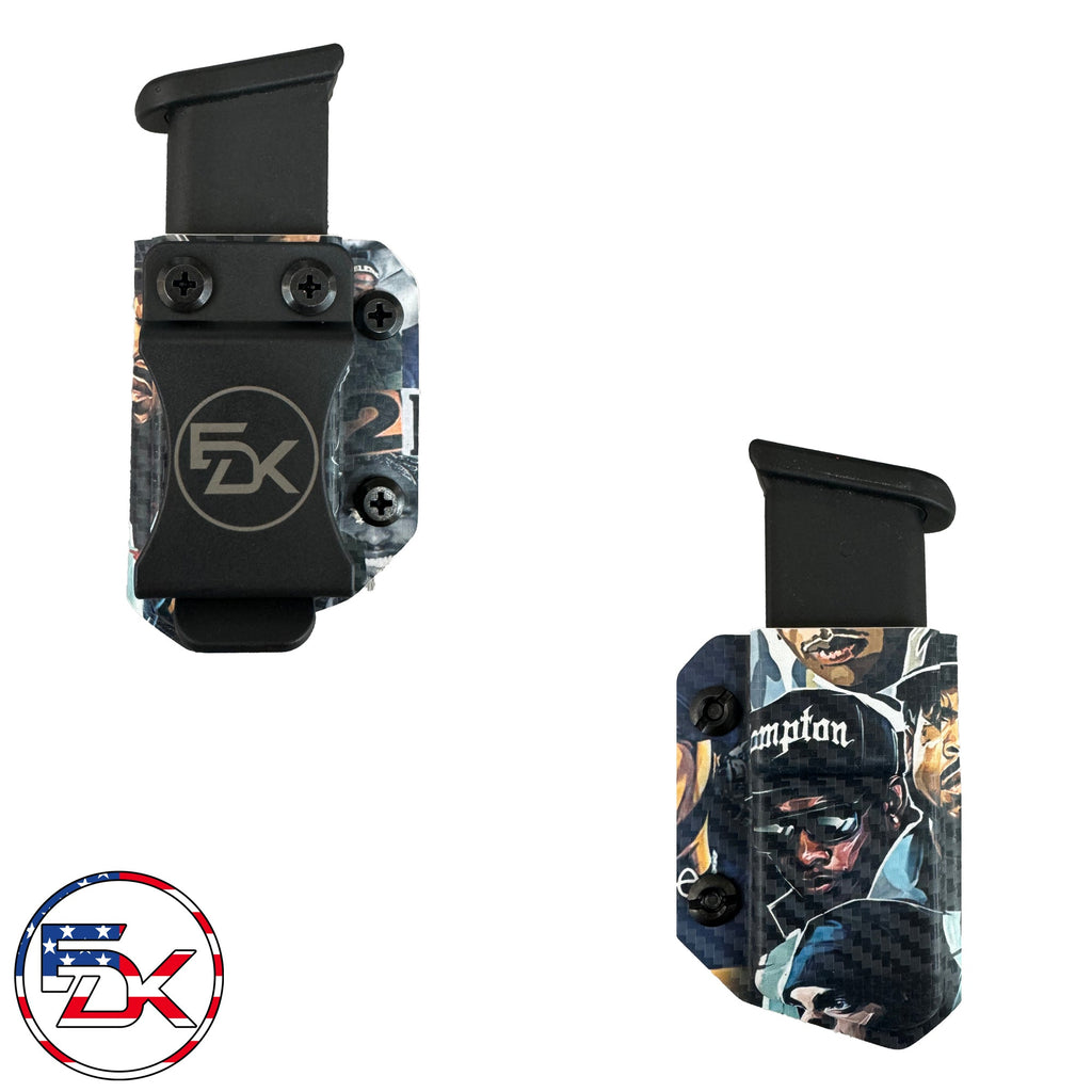 Carbon Fiber Rap Legends - Inside the Waistband (IWB) kydex Mag Carriers - Everydaykydex