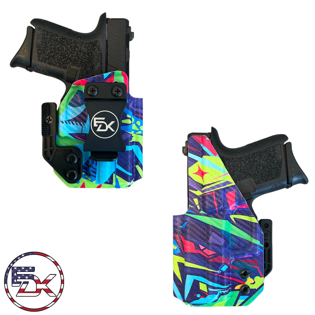 Carbon Fiber Urban Street Art - Inside the Waistband (IWB) Holster - Everydaykydex