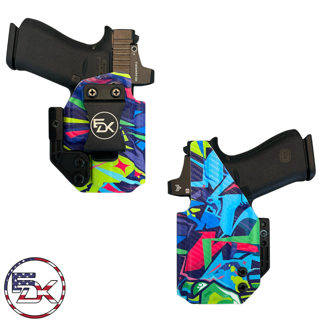 Carbon Fiber Urban Street Art - Inside the Waistband (IWB) Holster - Everydaykydex