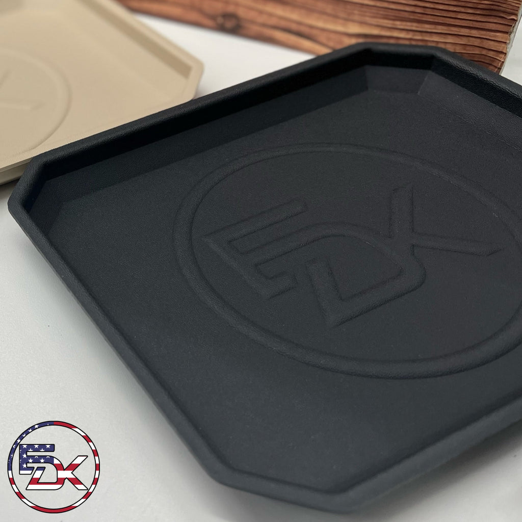 EDK Logo Kydex Dump Tray - Everydaykydex