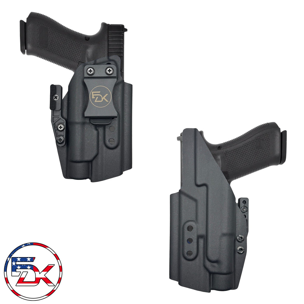 Glock 17 Gen w/Streamlight TLR1 (Open Ended) - Inside the Waistband (IWB) kydex Holsters - Everydaykydex