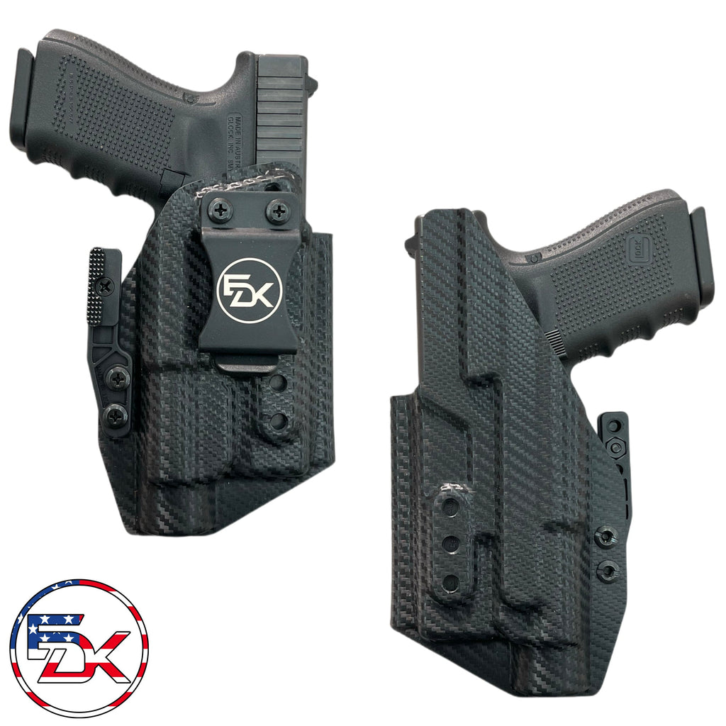 Glock 19 w/Streamlight TLR - 1 (Closed End) - Inside the Waistband (IWB) kydex Holsters. - Everydaykydex