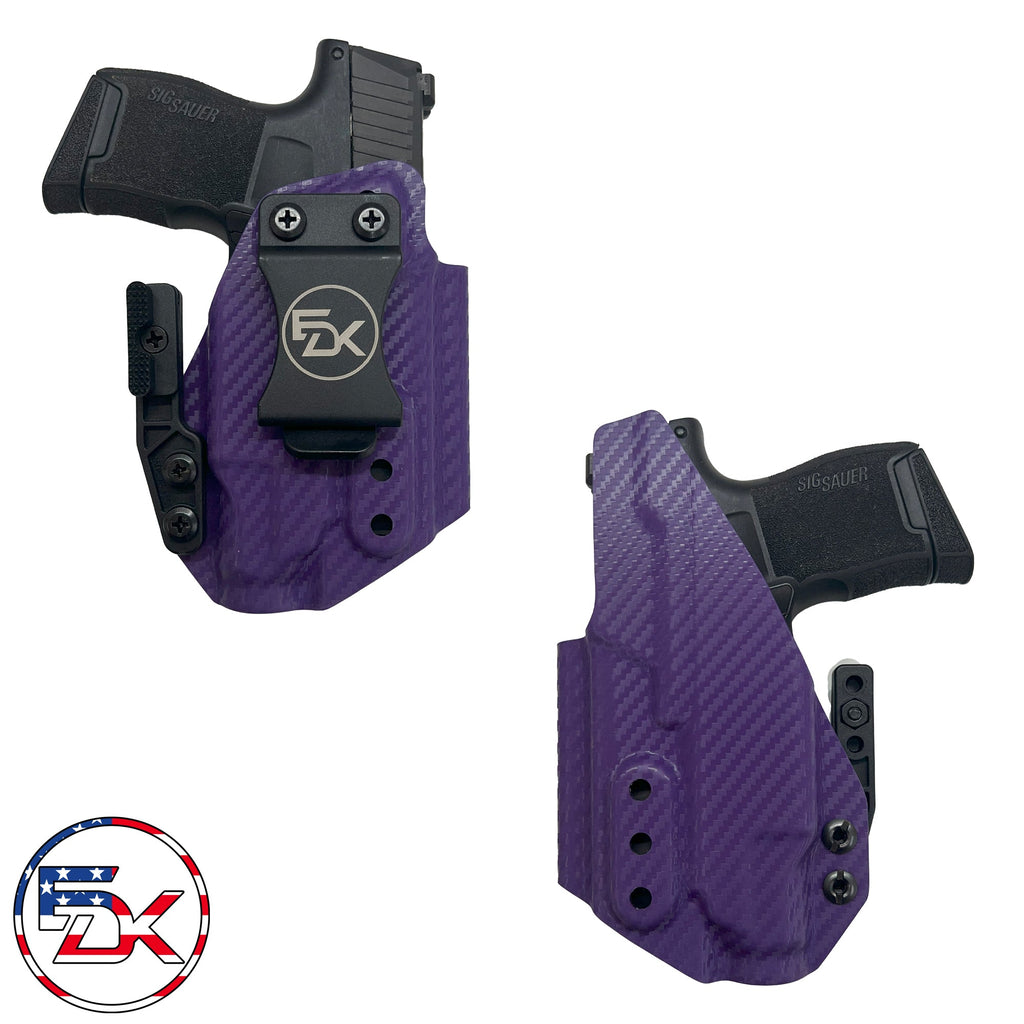 Sig Sauer P365 TLR7Sub (Sig Version) Open Ended - Inside the Waistband (IWB) kydex Holsters - Everydaykydex